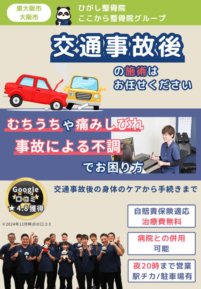 整骨院 交通事故対応資料