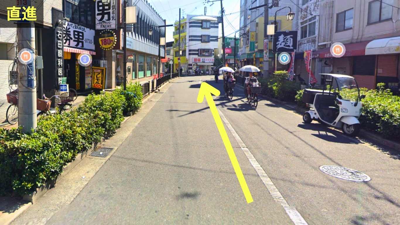 近鉄長瀬駅前