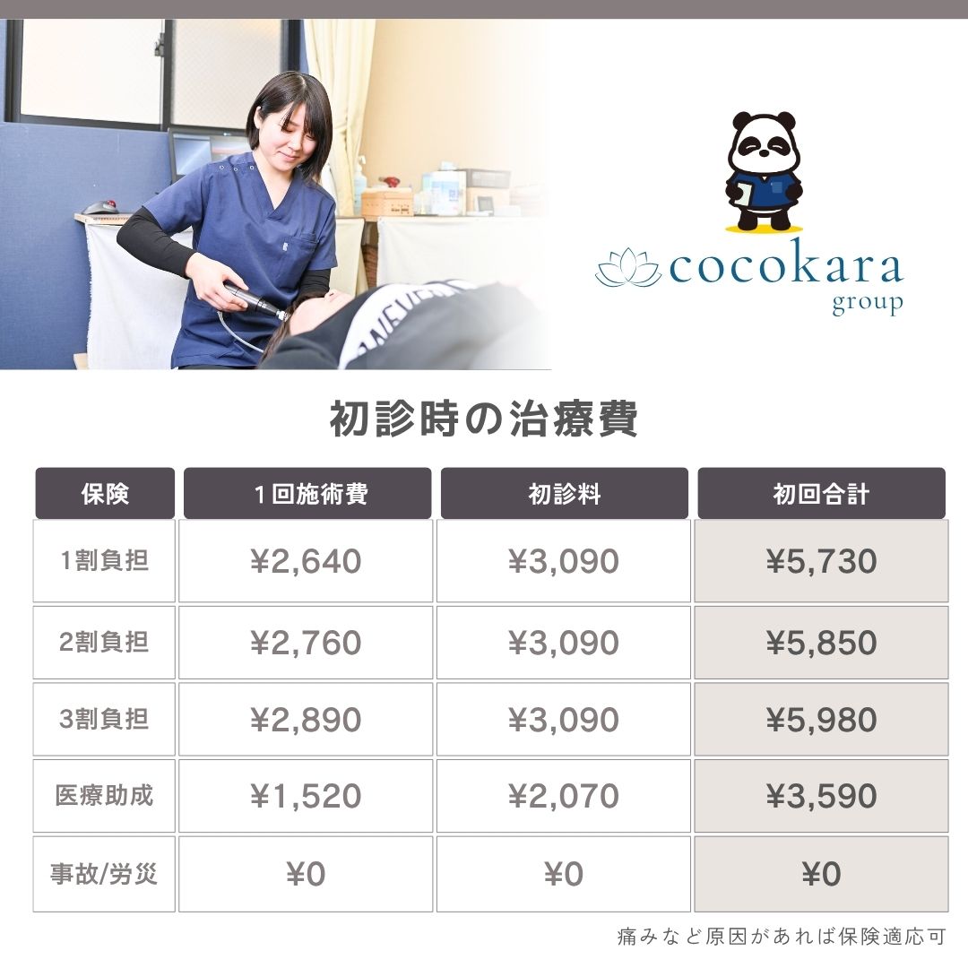 初診時の治療費
